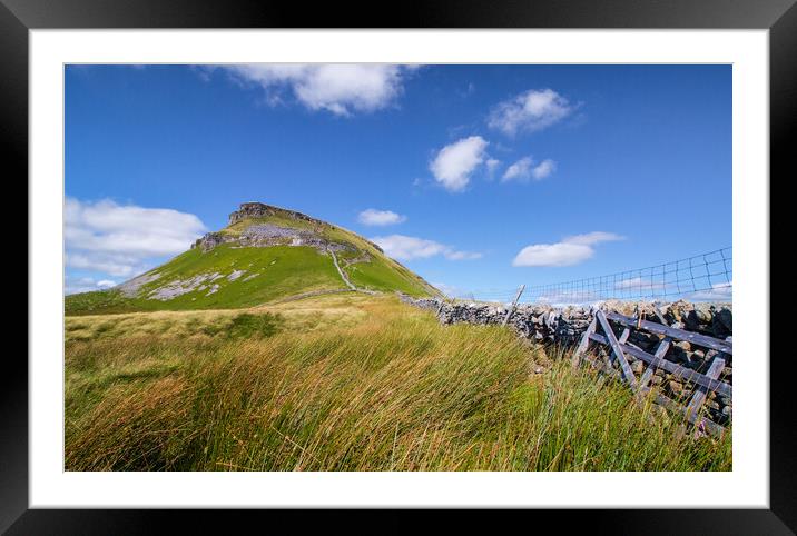 Pen-Y-Ghent in the Yorkshire Dales  Framed Mounted Print by Tony Keogh