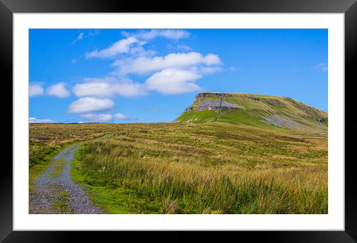 Pen-Y-Ghent in the Yorkshire Dales Framed Mounted Print by Tony Keogh