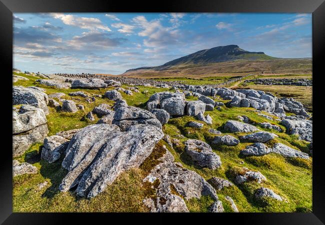 Pen-Y-Ghent in the Yorkshire dales Framed Print by Tony Keogh
