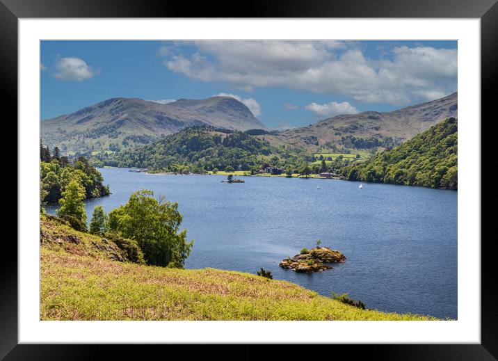 Ullswater in the Lake District Framed Mounted Print by Tony Keogh