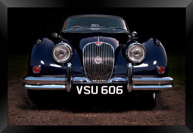 Classic Jaguar XK150 Framed Print by Donnie Canning