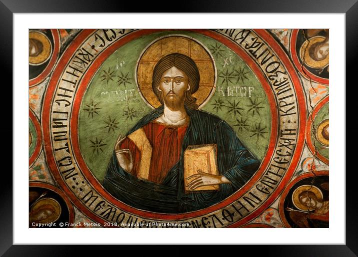 Jesus Framed Mounted Print by Franck Metois