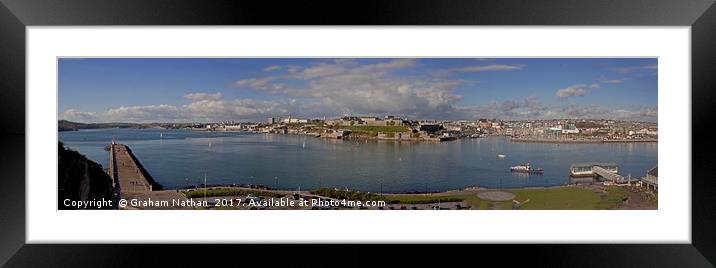 Majestic Seafront View Framed Mounted Print by Graham Nathan