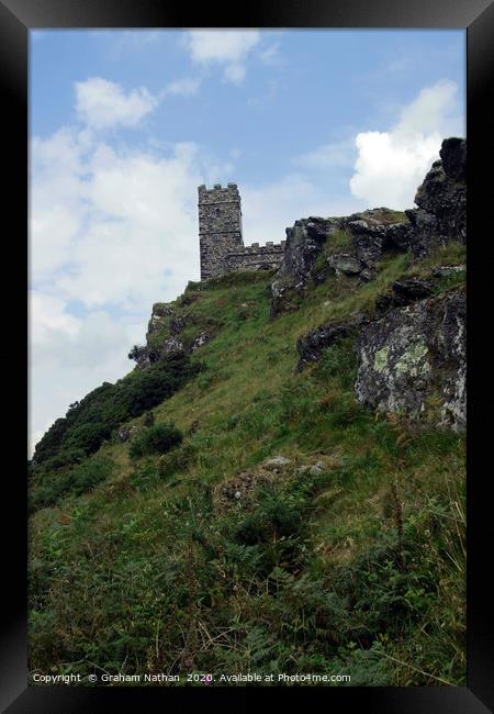 Majestic ST MICHAEL DE RUPE Framed Print by Graham Nathan