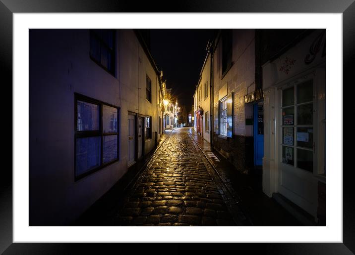 Church Street in Whitby Framed Mounted Print by Andy Aveyard