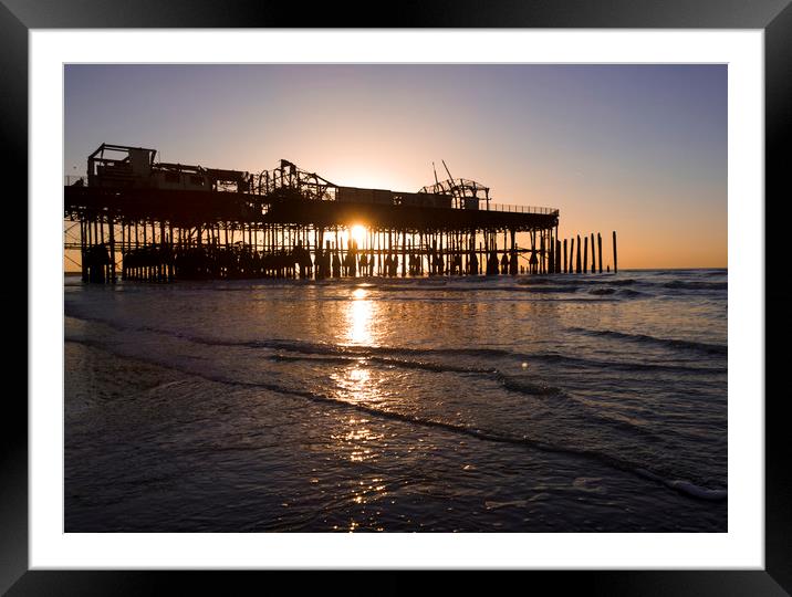 Hastings Pier Framed Mounted Print by Richard May