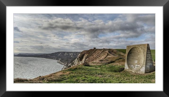 Abbot's Cliff Sound Mirror Framed Mounted Print by Richard May