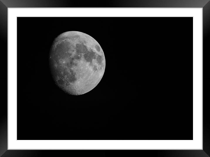 Moon  Framed Mounted Print by Mike Rockey