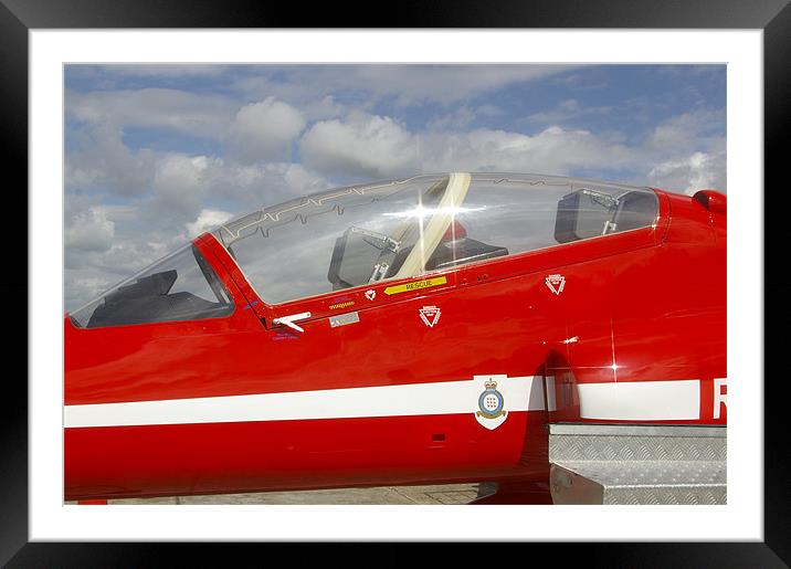 Red Arrows Framed Mounted Print by Randal Cheney