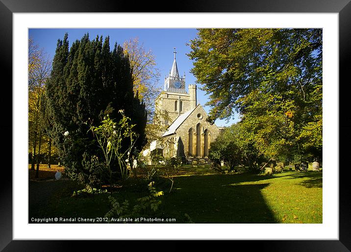 St. Mays Church Framed Mounted Print by Randal Cheney