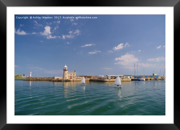 Howth Harbour, Dublin, Ireland  Framed Mounted Print by Ashley Wootton