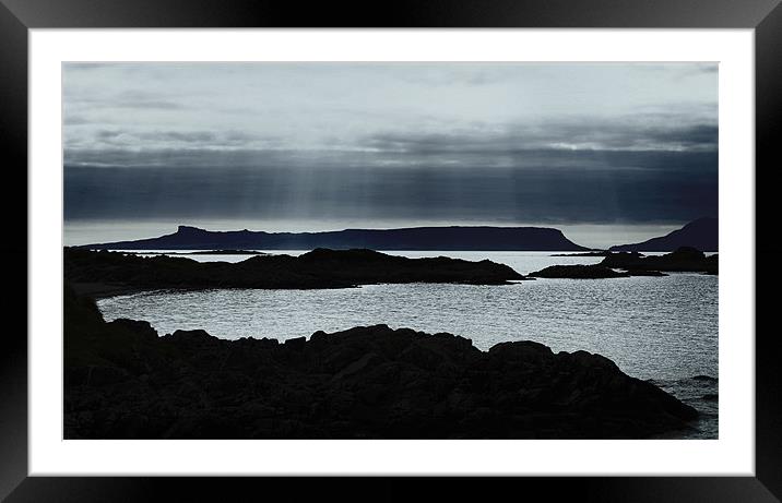 Heavenly Island of Eigg, Scotland Framed Mounted Print by Linda More