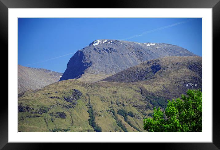  Ben Nevis from Corpach, Lochaber, Scotland Framed Mounted Print by Linda More