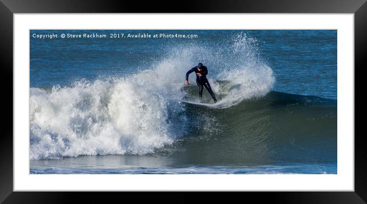 Surf's Up Framed Mounted Print by Steve Rackham