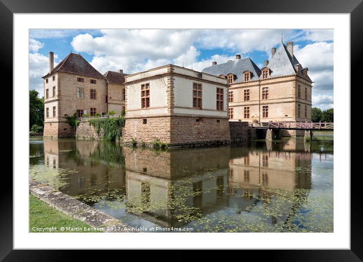 Chateau Cormatin  Framed Mounted Print by Martin Bennett