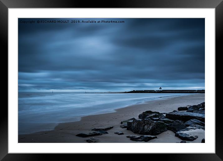 Burry Port Framed Mounted Print by RICHARD MOULT