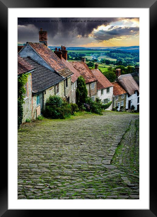 Hovis Hill Framed Mounted Print by RICHARD MOULT