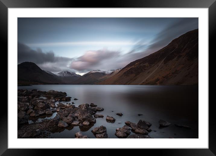 Wastwater Sunset Framed Mounted Print by Aidan Mincher