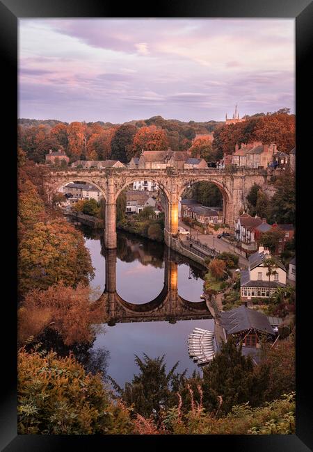 Knaresborough Sunrise Framed Print by David Semmens