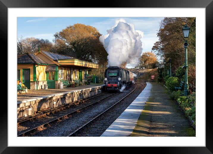 Harmans Cross Steam Train Framed Mounted Print by David Semmens