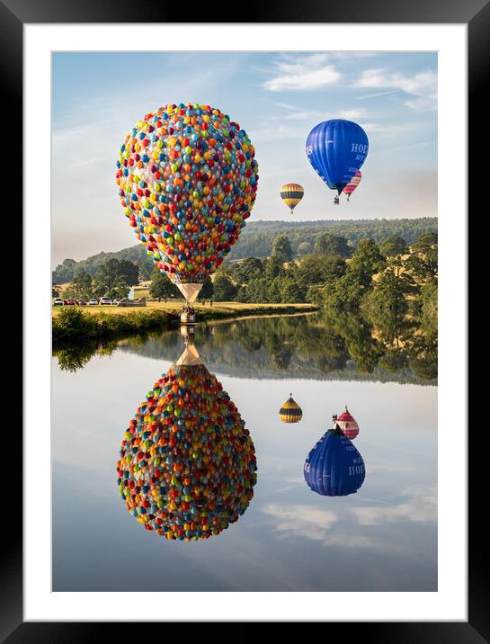 Balloon Rides Framed Mounted Print by David Semmens