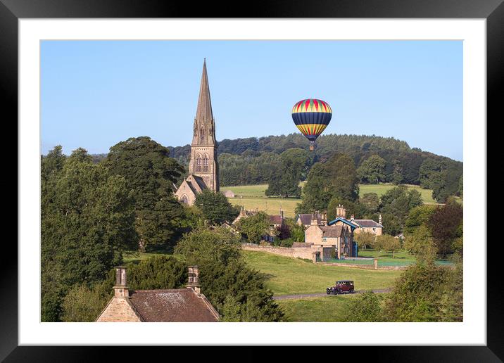 Edensor lost in the past Framed Mounted Print by David Semmens