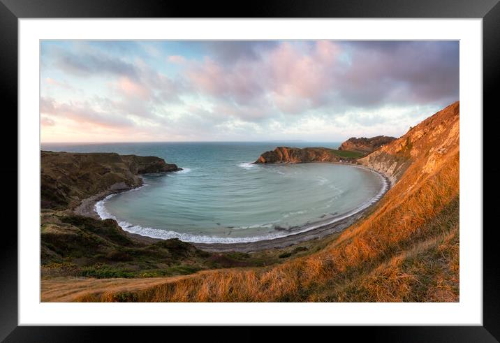 Lulworth Cove Framed Mounted Print by David Semmens