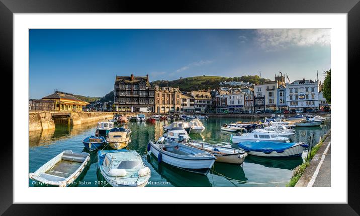 The Boat Float, Dartmouth Framed Mounted Print by James Aston