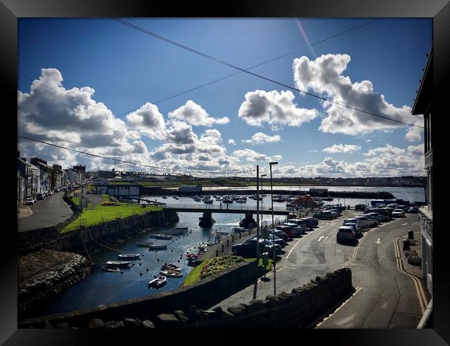 Portrush Harbour County Antrim Framed Print by Colin Reeves