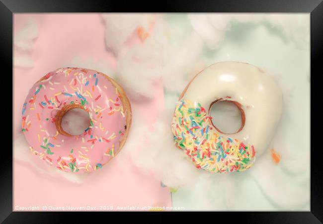 Donuts with holes Framed Print by Quang Nguyen Duc
