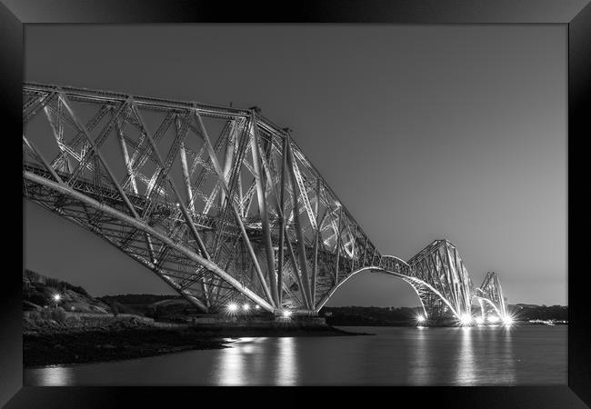 The Forth Bridge Framed Print by keith mitchell
