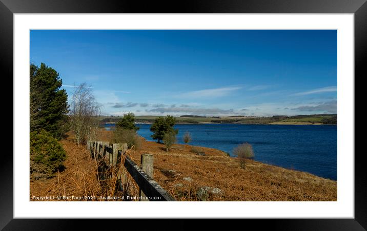 Derwent View Framed Mounted Print by Phil Page