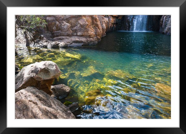 Clear waters Katherine Framed Mounted Print by Andrew Michael