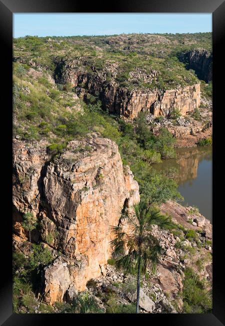 Katherine Gorge Framed Print by Andrew Michael