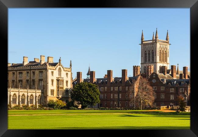 St Johns College Framed Print by Andrew Michael