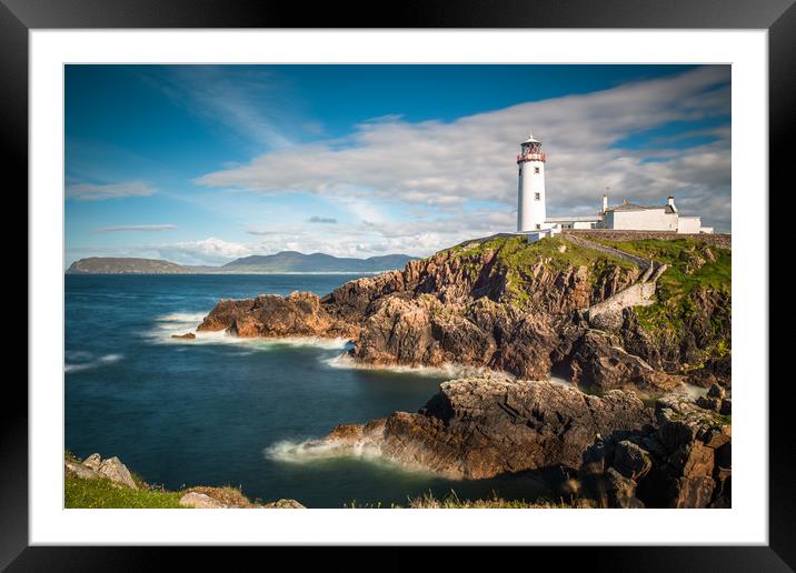 Fanad Head Lighthouse Framed Mounted Print by Andrew Michael