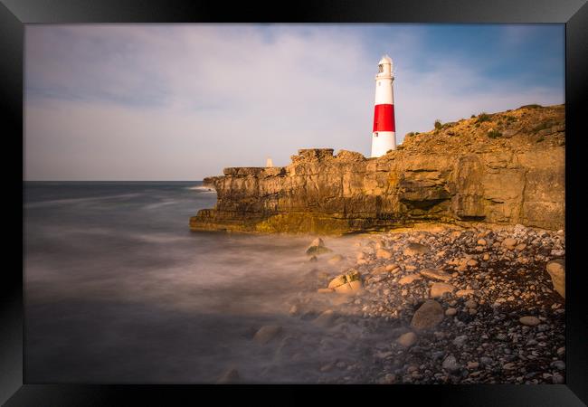 Portland Bill Lighthouse Dorset Framed Print by Andrew Michael