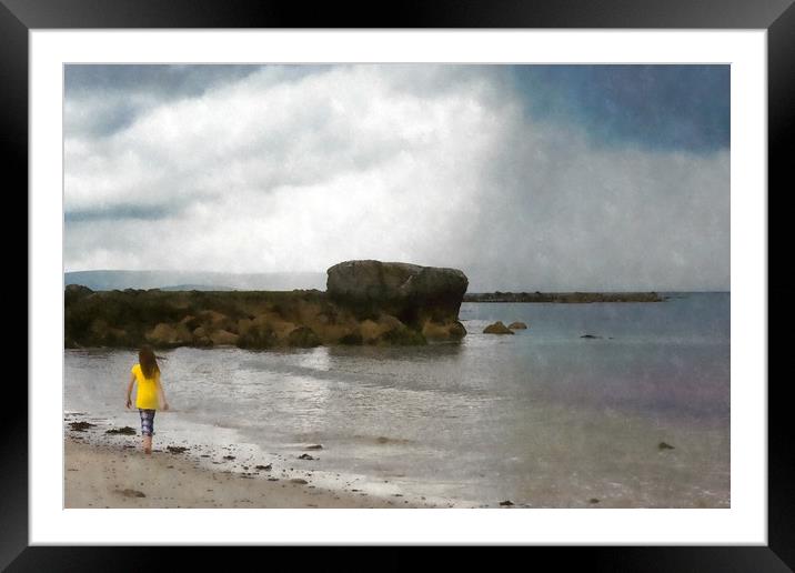 County Galway south coast Framed Mounted Print by Andrew Michael