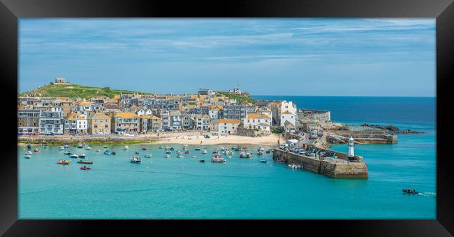 St Ives view Framed Print by Andrew Michael