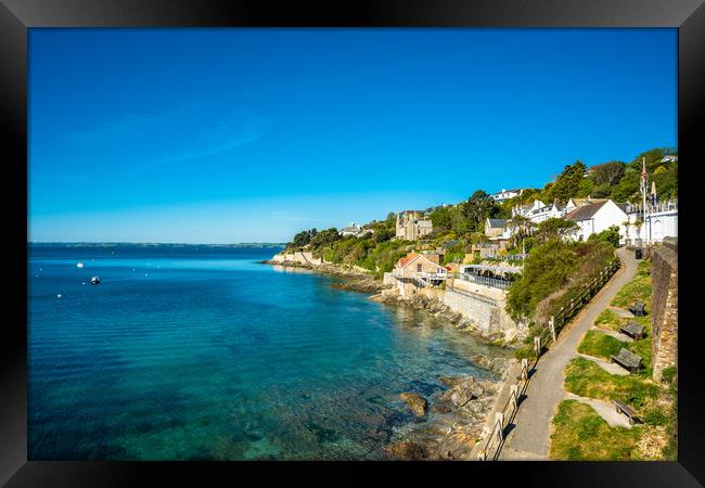 The picturesque village of St Mawes Framed Print by Andrew Michael