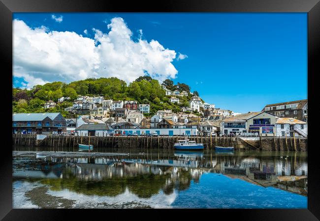  Looe in Cornwall Framed Print by Andrew Michael