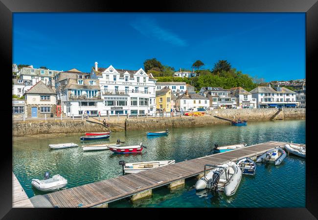 St Mawes harbour 2 Framed Print by Andrew Michael