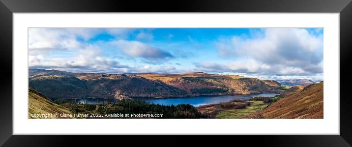 Lake District panorama  Framed Mounted Print by Claire Turner