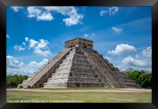 El Castillo Framed Print by Claire Turner