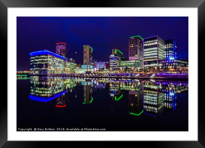 Media City  Framed Mounted Print by Gary Britton