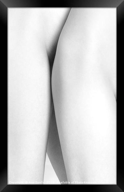 Two Naked Women Framed Print by Ann Spells