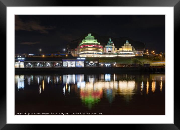 The Sage, Gateshead Framed Mounted Print by Graham Dobson