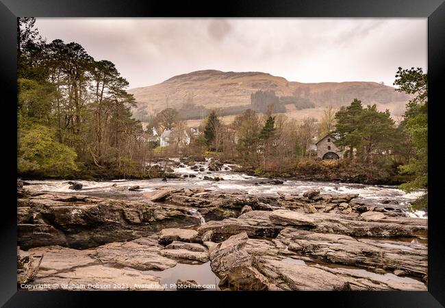 The Falls of Lochart, Scotland Framed Print by Graham Dobson