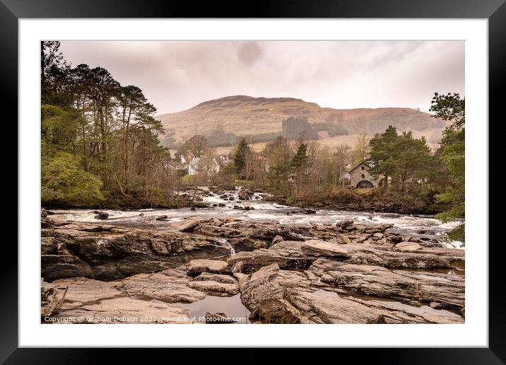 The Falls of Lochart, Scotland Framed Mounted Print by Graham Dobson
