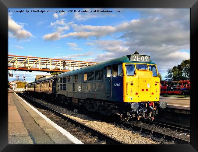 Class 31 Diesel locomotives  Framed Print by D Buttolph Photography